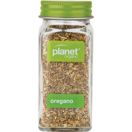 Dried oregano leaves from Planet Organic