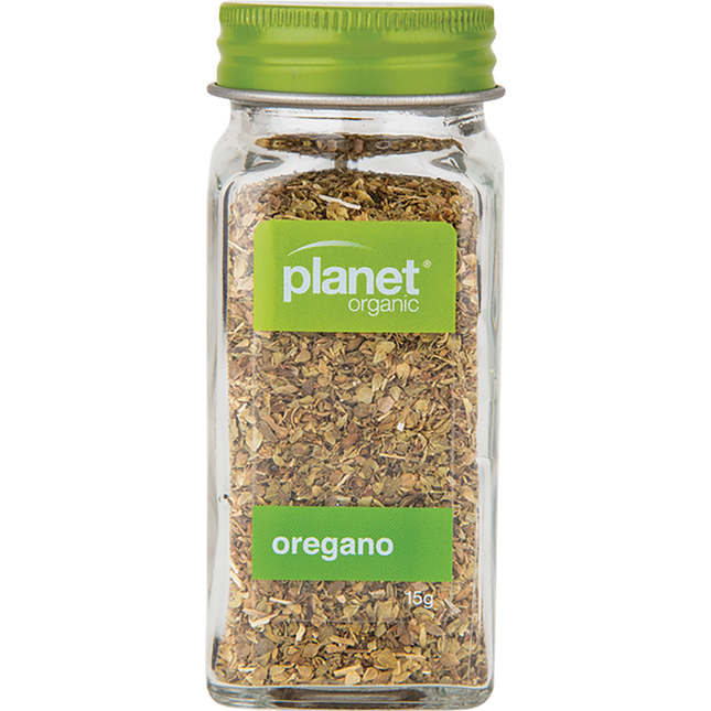 Dried oregano leaves from Planet Organic