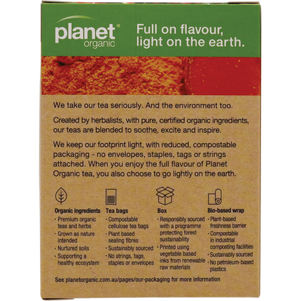 Planet Organic herbal tea bags for joint health