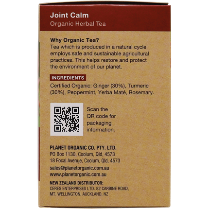 Planet Organic herbal tea bags for joint relief