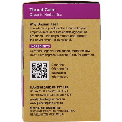 Throat Calm Herbal Tea Bags