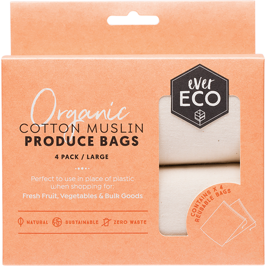 Reusable Produce Bags Organic Cotton Muslin