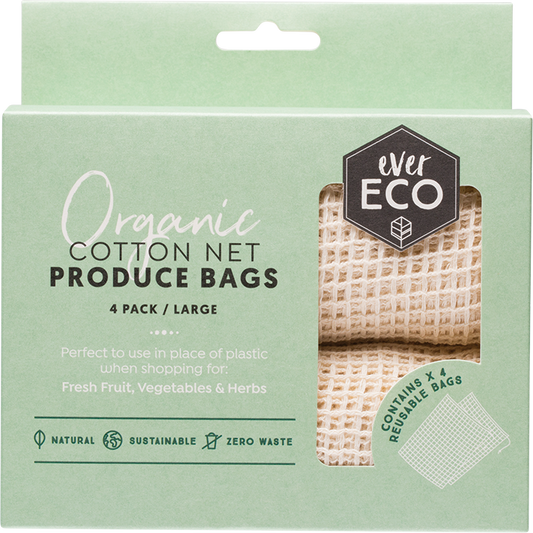 Reusable Produce Bags Organic Cotton Net