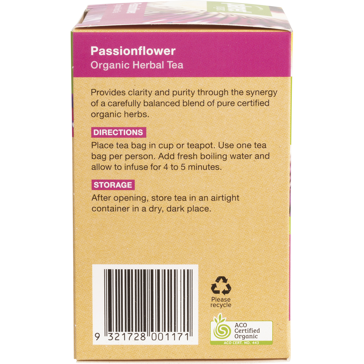 Passionflower Herbal Tea Bags