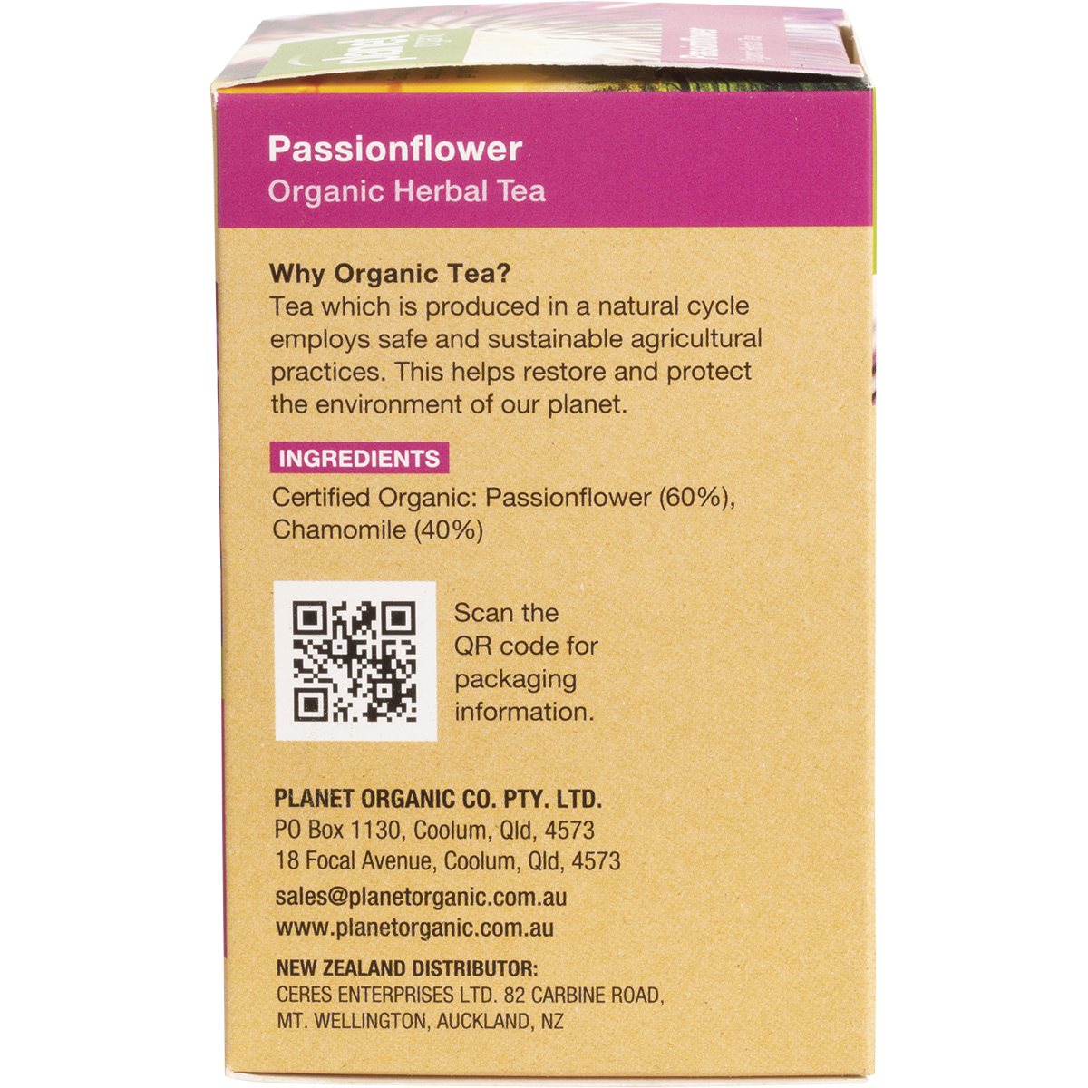 Passionflower Herbal Tea Bags