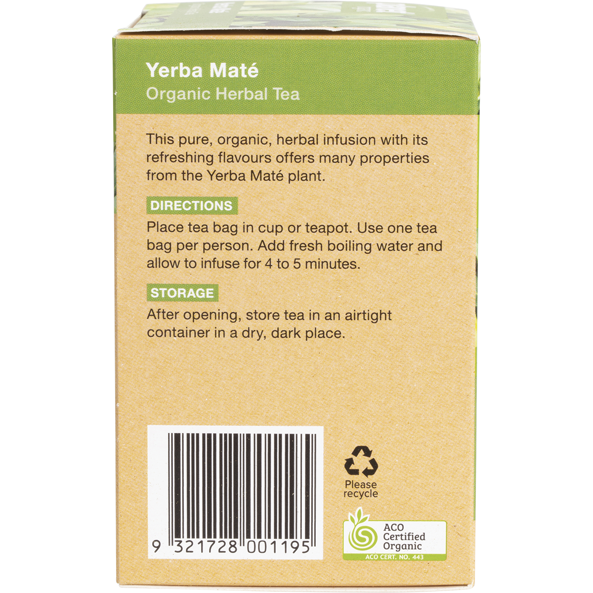 Yerba Maté Herbal Tea Bags