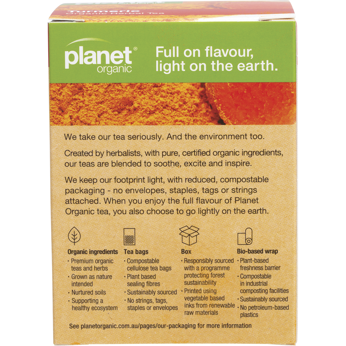 Turmeric Herbal Tea Bags