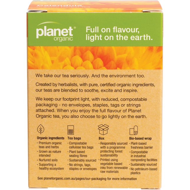 Planet Organic - Calendula Herbal Tea Bags 25pk