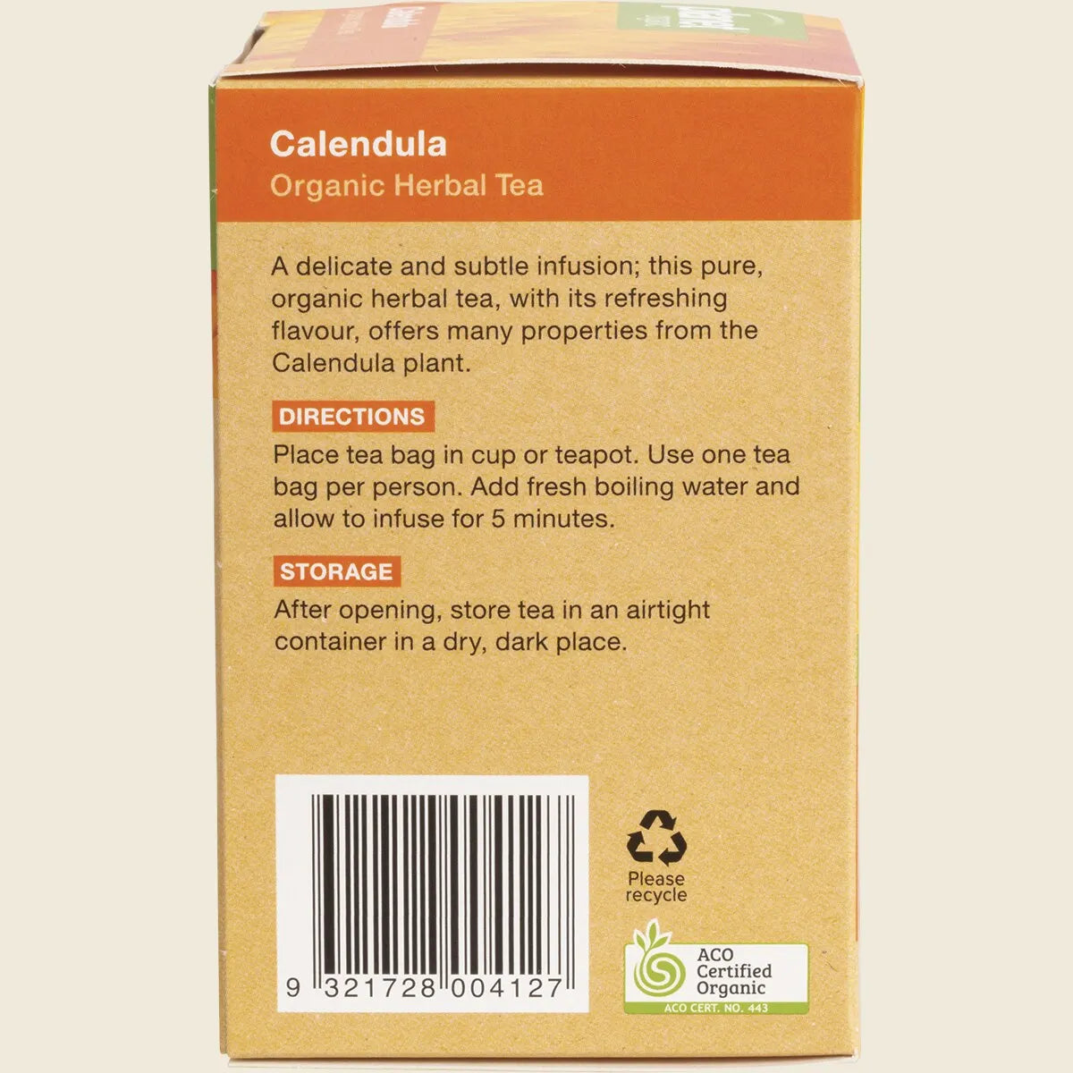 Planet Organic Calendula Herbal Tea Bags 25pk
