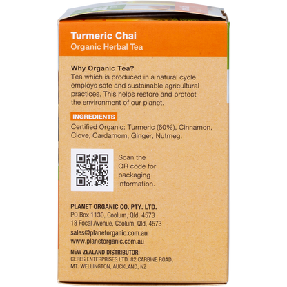 Turmeric Chai Herbal Tea Bags