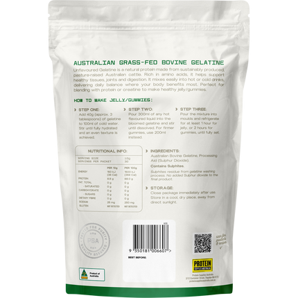 PROTEIN SUPPLIES AUSTRALIA Australian Gelatine Unflavoured
