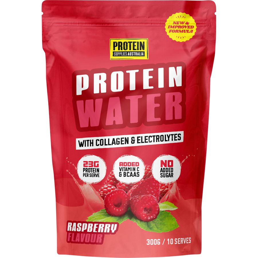 PROTEIN SUPPLIES AUSTRALIA Protein Water Collagen Raspberry