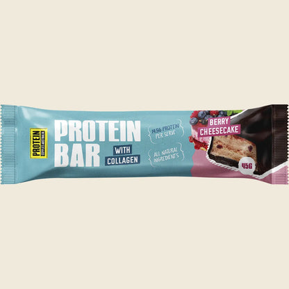 Protein Supplies Australia Protein Bar with Collagen Berry Cheesecake 12x45g
