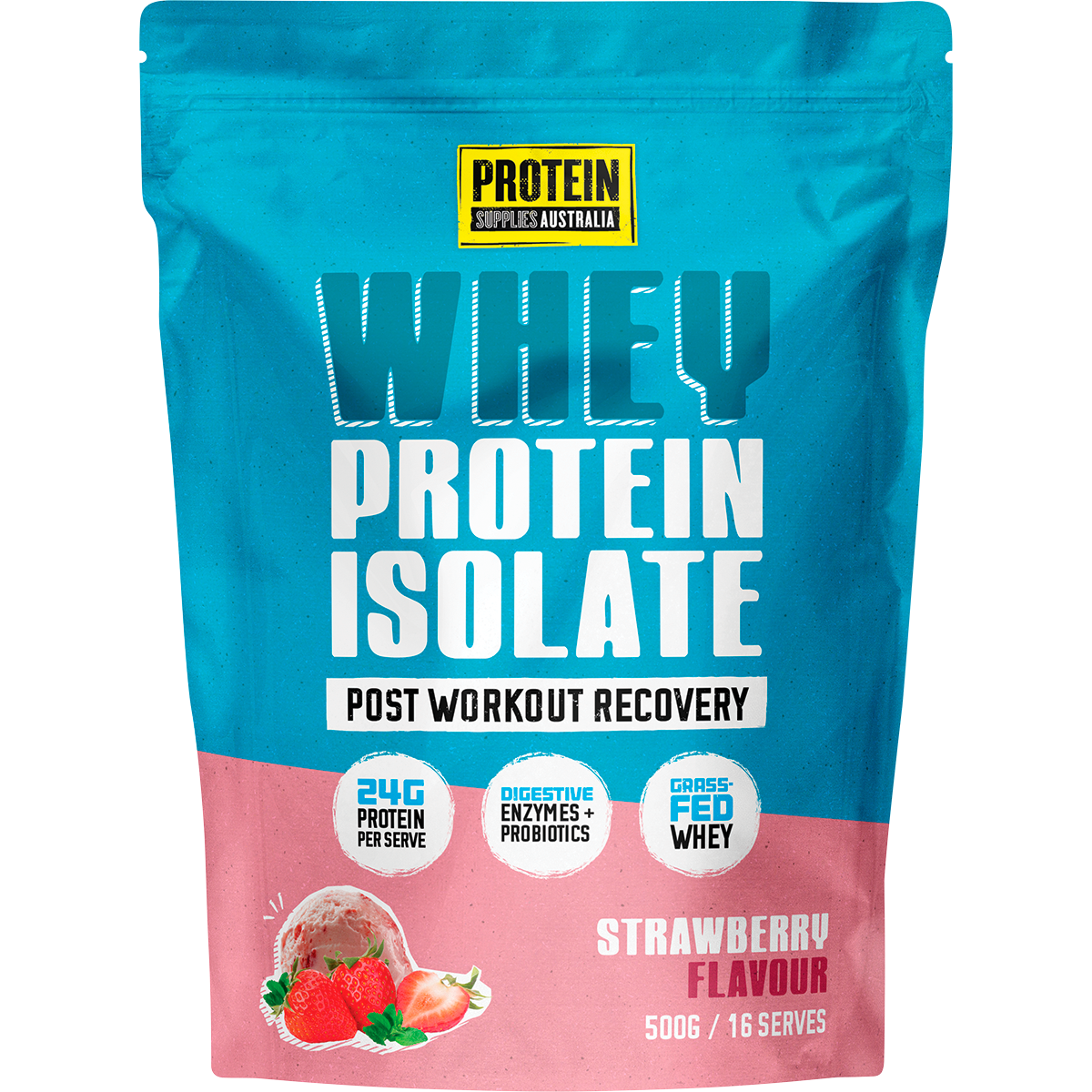 WPI Whey Protein Isolate Strawberry