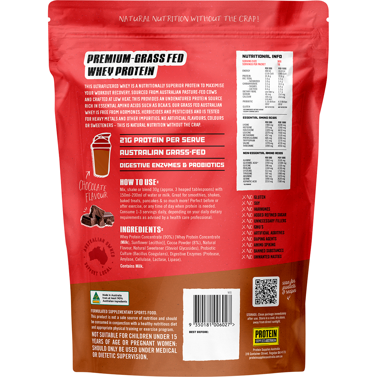 Australian Whey Protein Chocolate