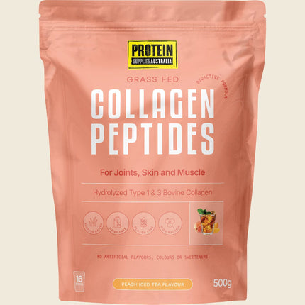 Protein Supplies Australia Collagen Peptides Peach Iced Tea