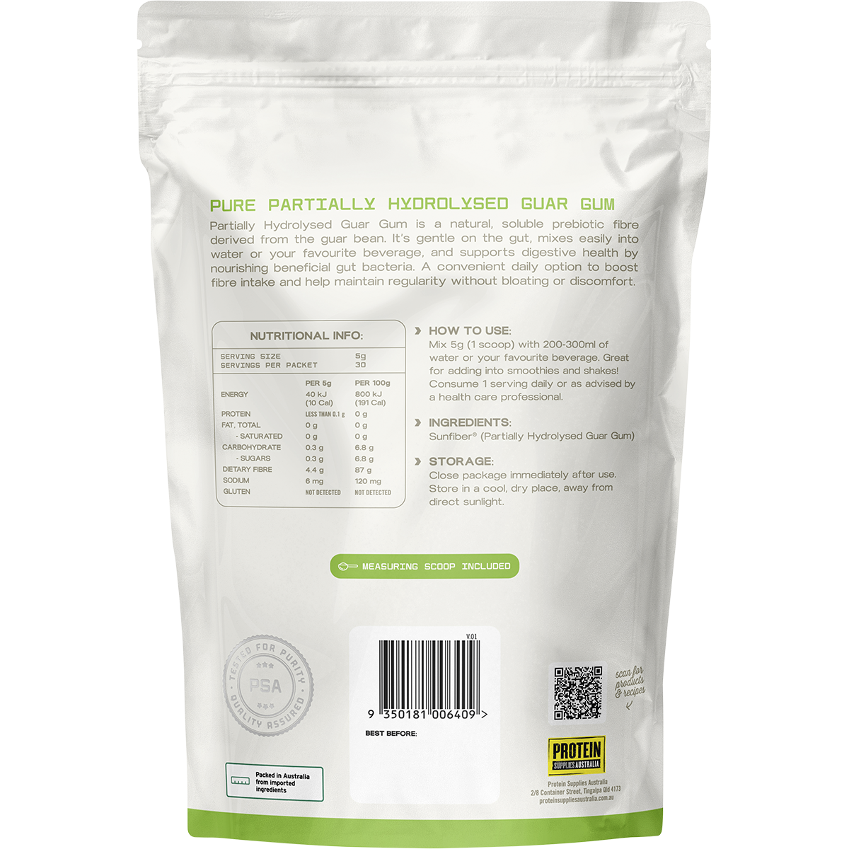 PHGG Fibre Unflavoured