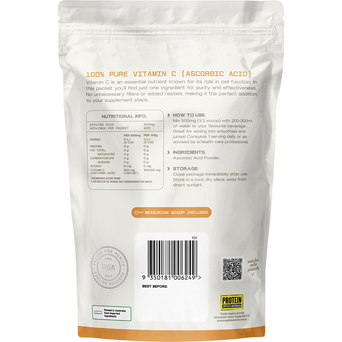 Vitamin C Unflavoured