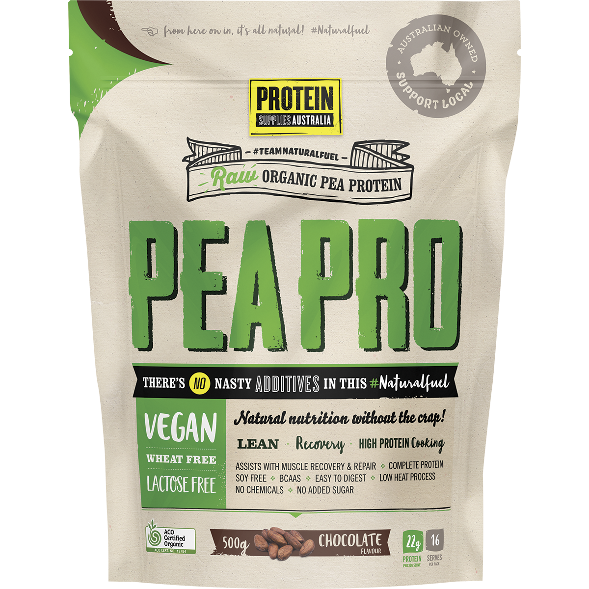 PeaPro Raw Pea Protein Chocolate