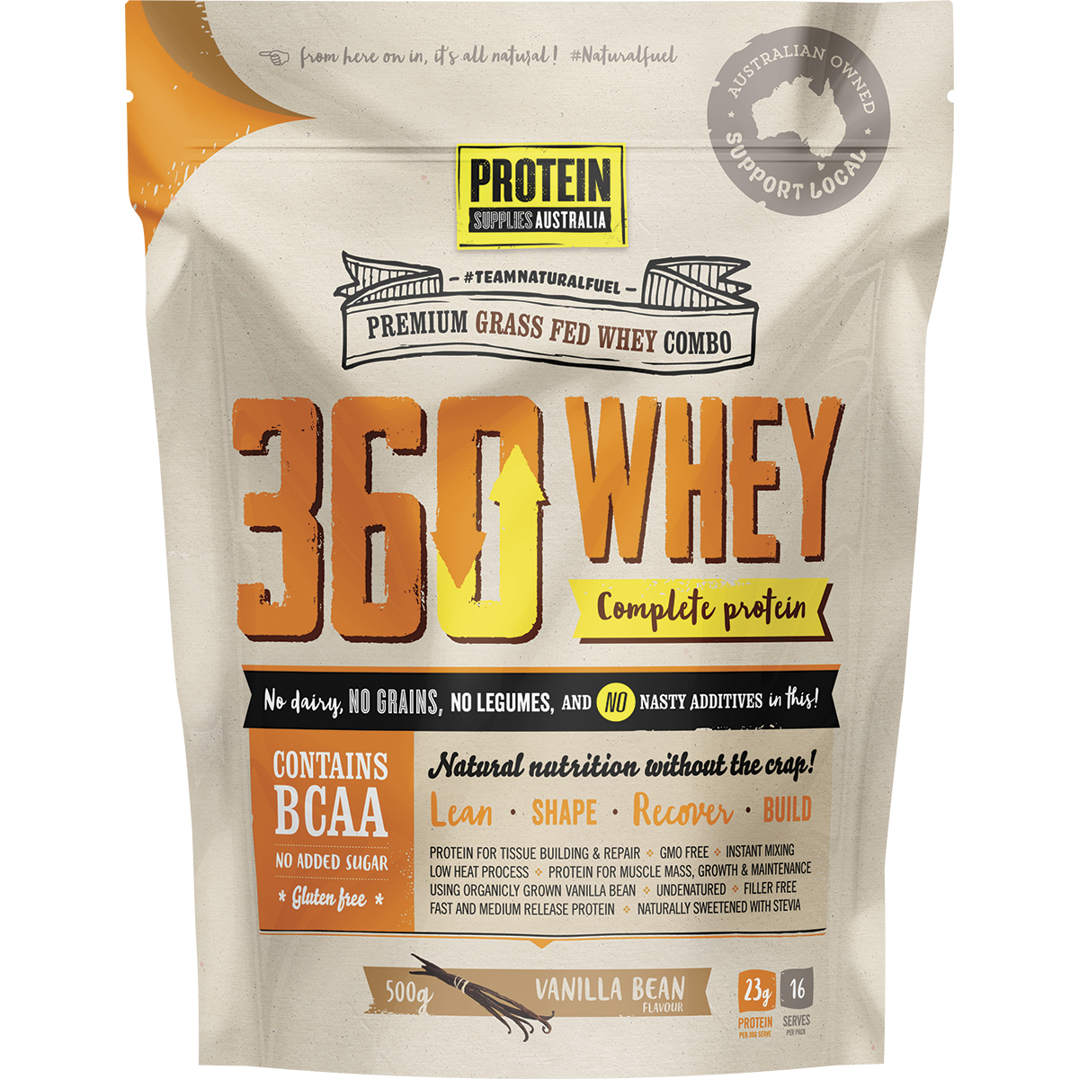 360Whey Vanilla Bean WPI+WPC Combo