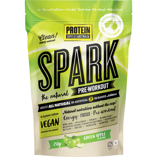 Spark All Natural Pre-workout Green Apple