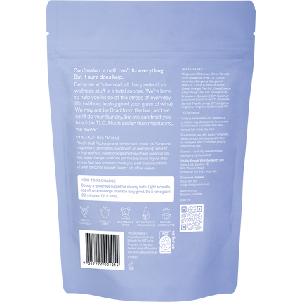 Magnesium Bath Flakes Recharge Soak