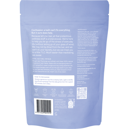 Magnesium Bath Flakes Recharge Soak