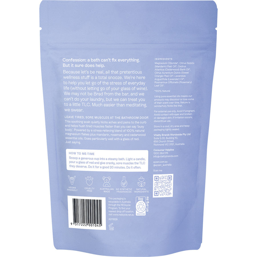 Magnesium Bath Flakes Soothe Soak
