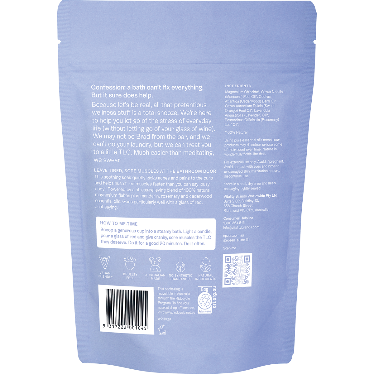 Magnesium Bath Flakes Soothe Soak