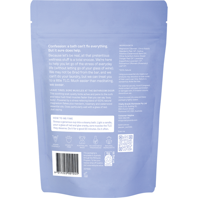 Magnesium Bath Flakes Soothe Soak