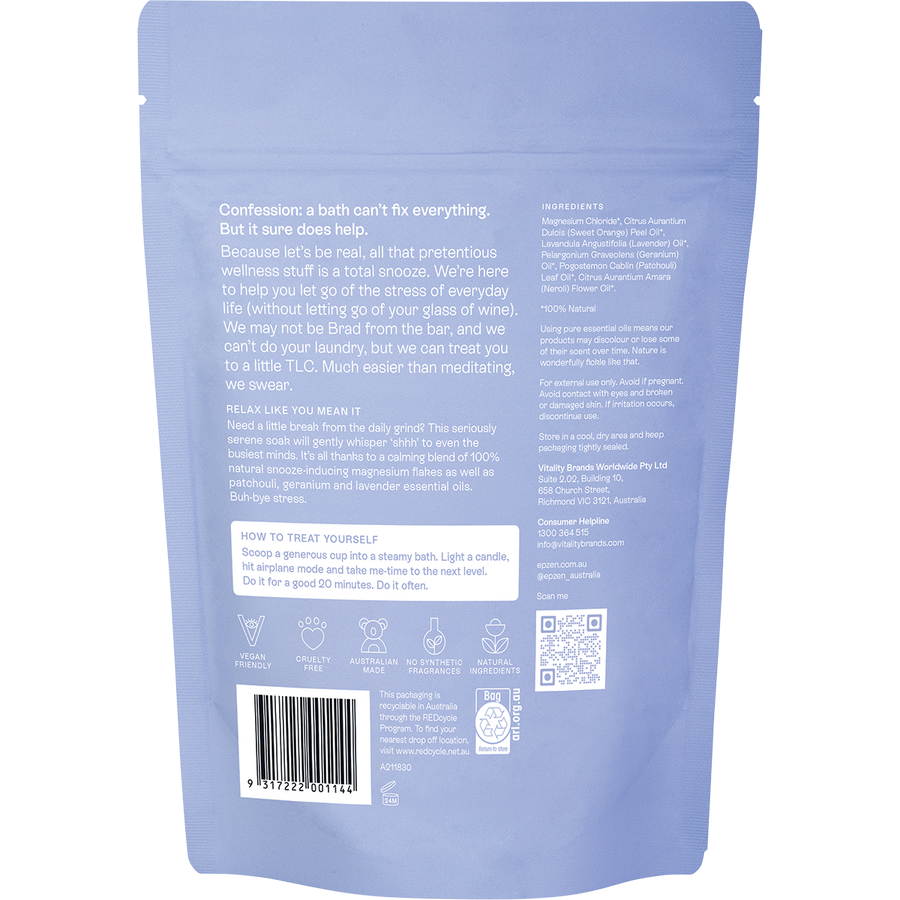 Magnesium Bath Flakes Calm Soak