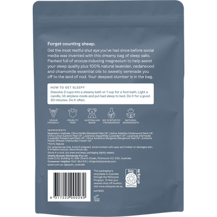 Magnesium Epsom Salts Sleep