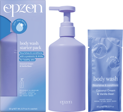 Body Wash Starter Pack Coconut Cream & Vanilla Bean