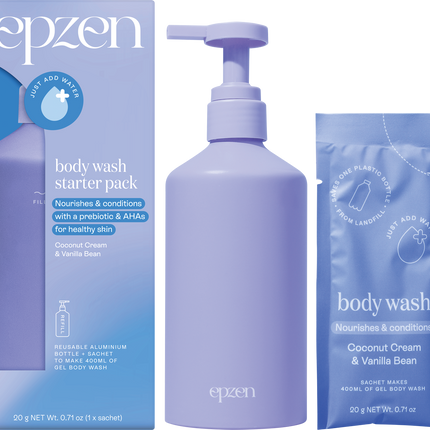 Body Wash Starter Pack Coconut Cream & Vanilla Bean