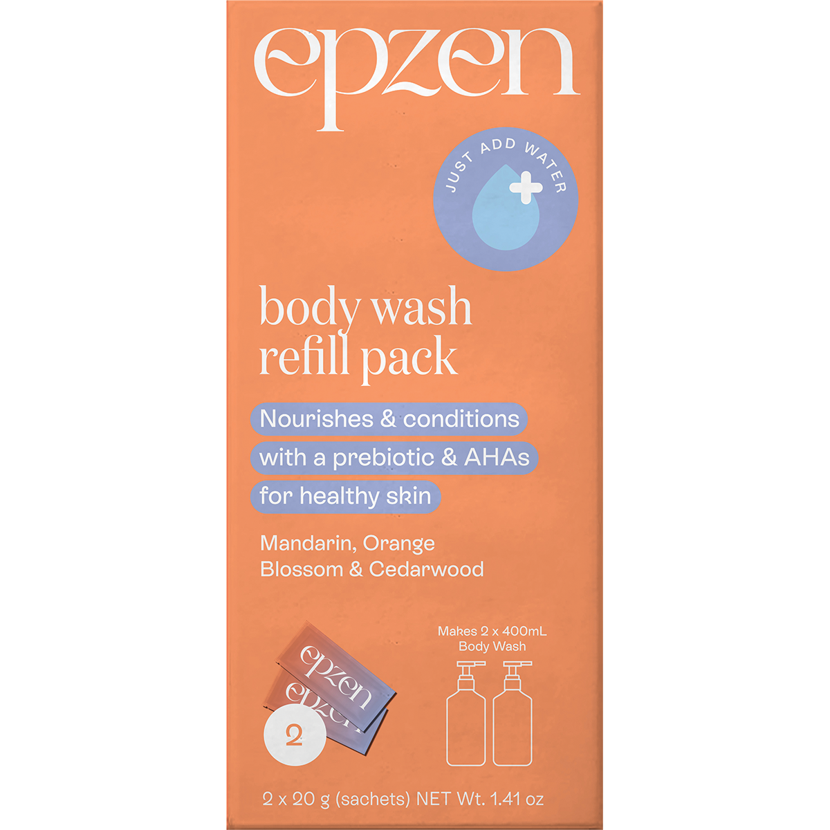 Body Wash Refill Pack Mandarin OrangeBlossom & Cedarwood