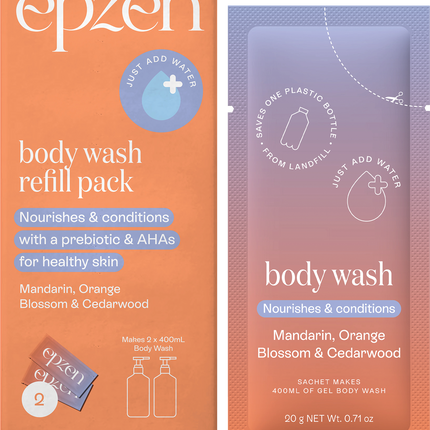 Body Wash Refill Pack Mandarin OrangeBlossom & Cedarwood