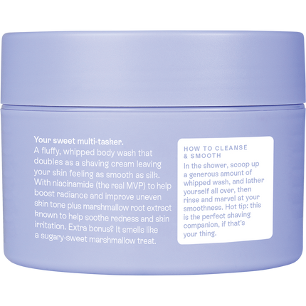 Whipped Body Wash 2-in-1 Wash & Shave Cream