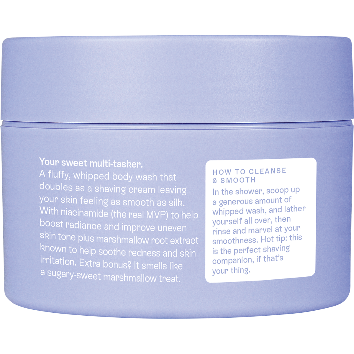 Whipped Body Wash 2-in-1 Wash & Shave Cream