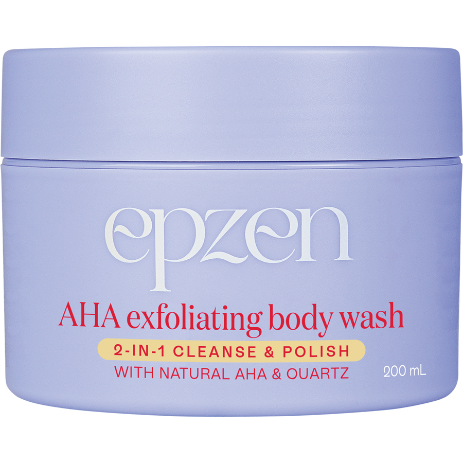 AHA Exfoliating Body Wash 2-in-1 Cleanse & Polish