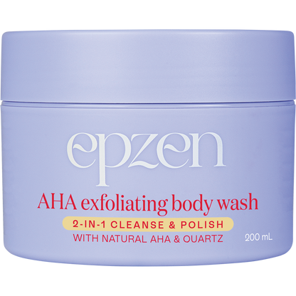 AHA Exfoliating Body Wash 2-in-1 Cleanse & Polish