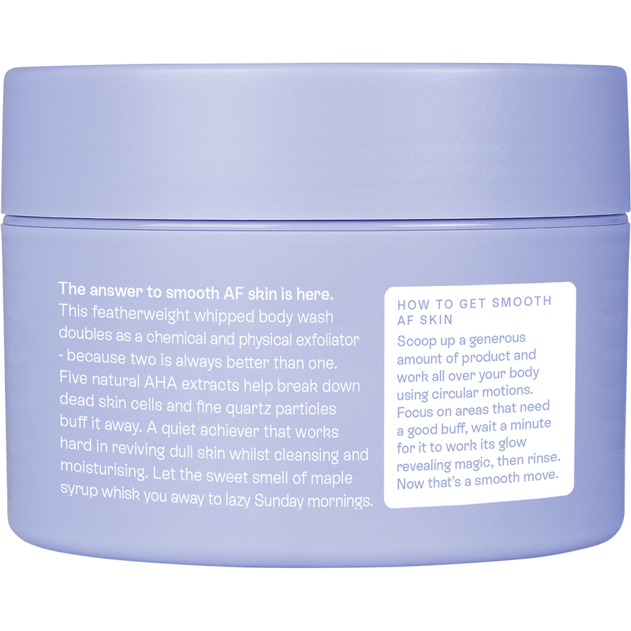 AHA Exfoliating Body Wash 2-in-1 Cleanse & Polish