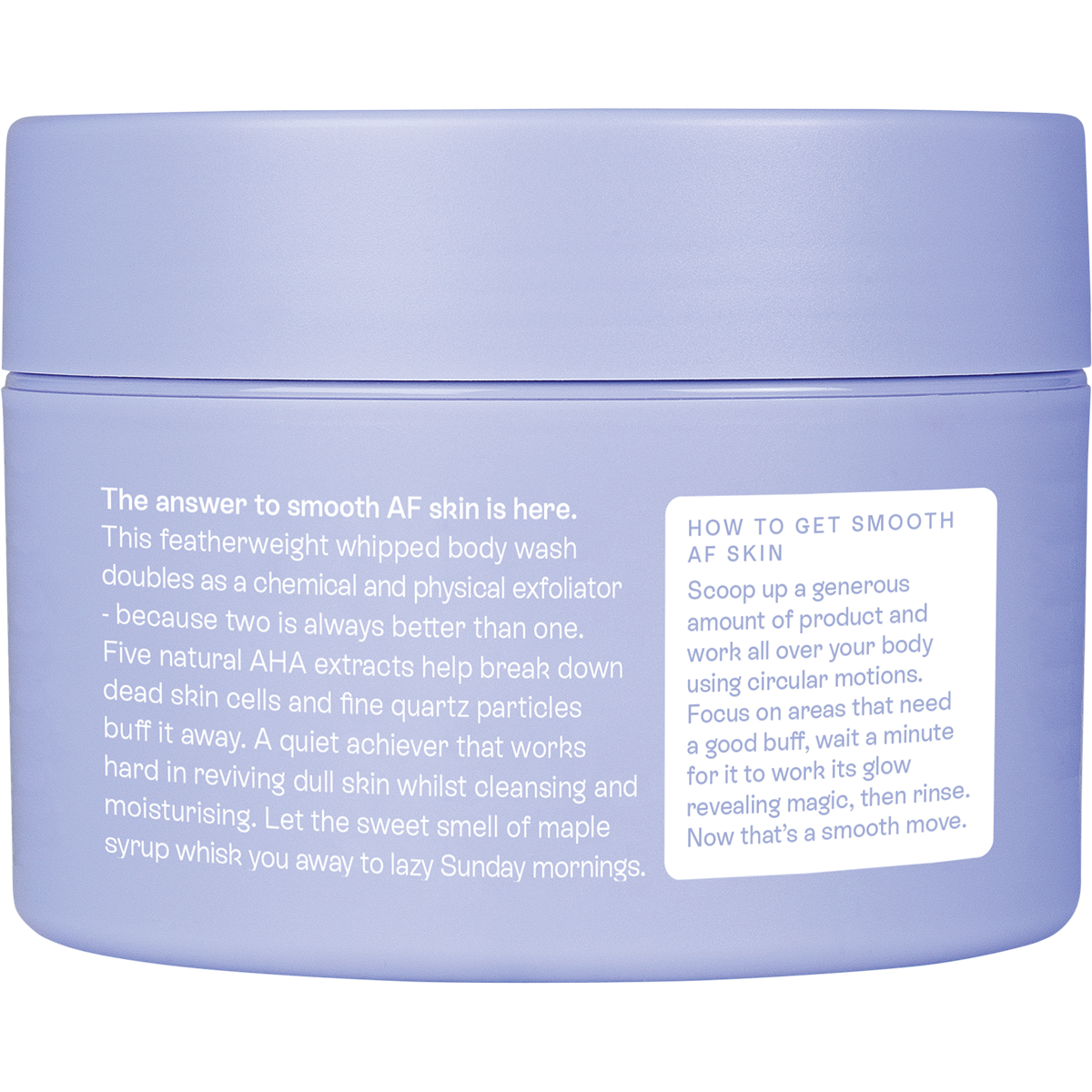 AHA Exfoliating Body Wash 2-in-1 Cleanse & Polish