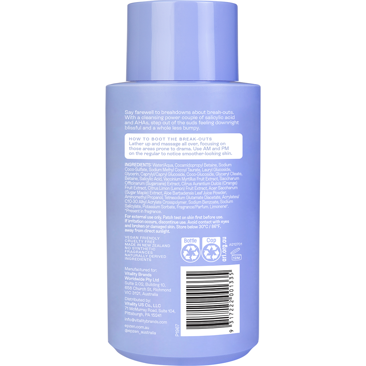 Body Wash Clearing AHAs & Salicylic Acid