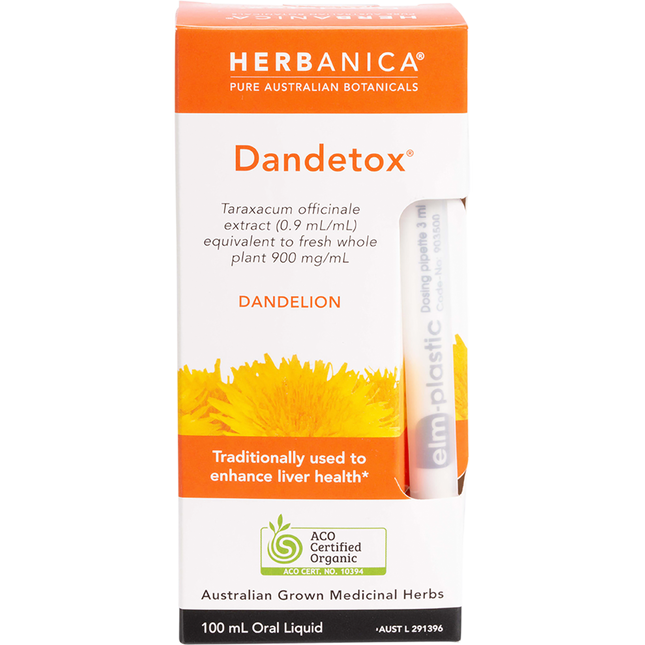 Herbanica Herbal Tincture Dandetox Dandelion