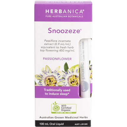 Herbanica Herbal Tincture Snoozeze Passionflower