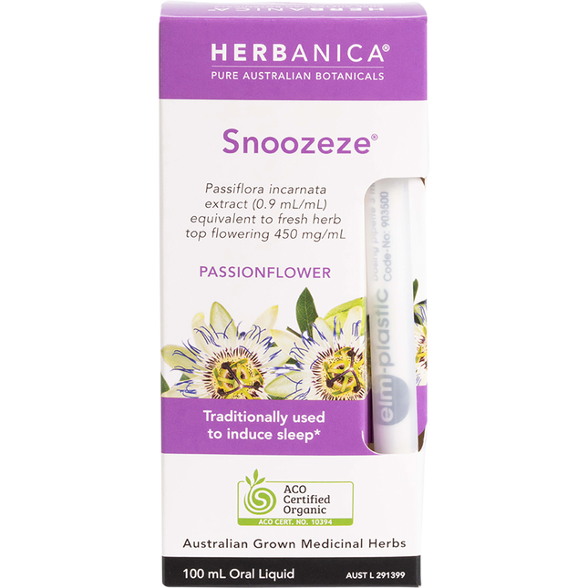 Herbanica Herbal Tincture Snoozeze Passionflower