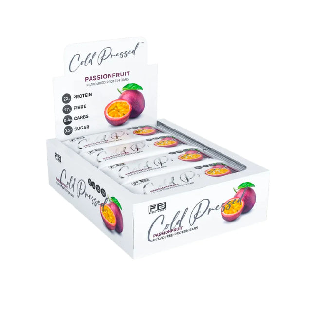 Fibre Boost Cold Pressed Passionfruit flavoured Protein Bar