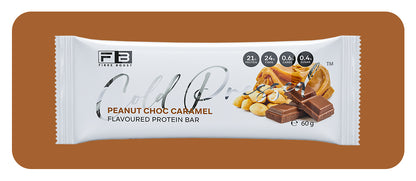 Fibre Boost Cold Pressed Peanut Choc Caramel flavoured Protein Bar