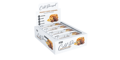 Fibre Boost Cold Pressed Peanut Choc Caramel flavoured Protein Bar