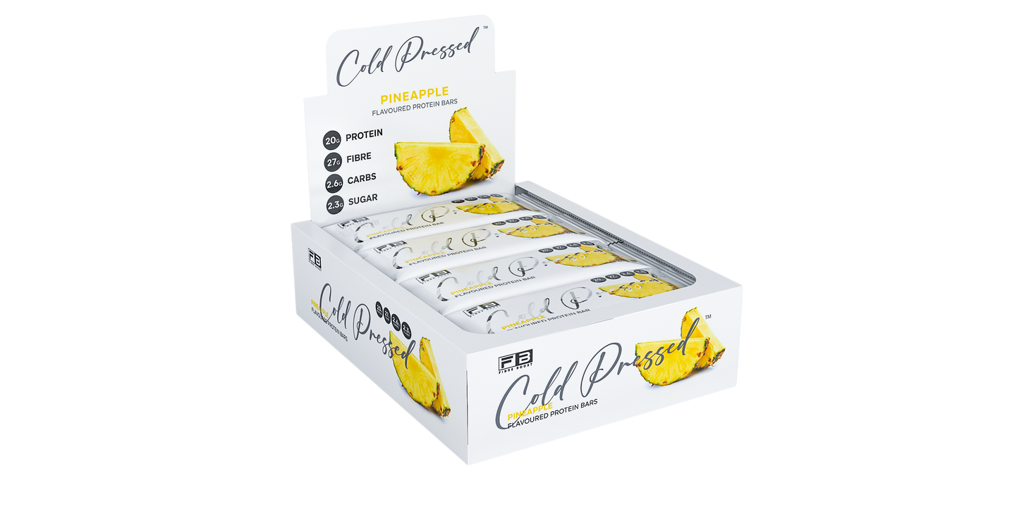 Fibre Boost Cold Pressed Pineapple flavoured Protein Bar